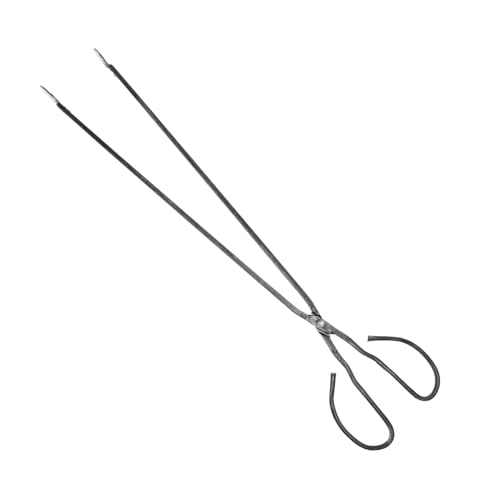 Garneck - Garneck Lange Kaminzange aus Metall Hitzebeständig 60cm für Innen und Außenkamin Grill und Holzofen Zubehör