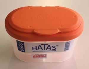 HATAS FIRÇA TEMİZLEME KABI 2 BÖLMELİ PRATİK 899