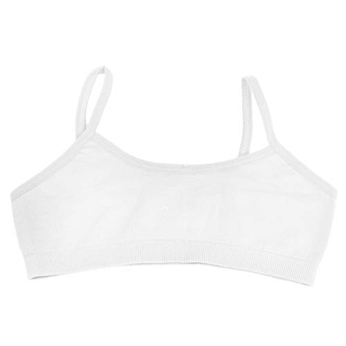 Toocool - Reggiseno Top Bimba Bambina Brassiere Microfibra Basic Intimo LO-TB0003 [12/14,Bianco]