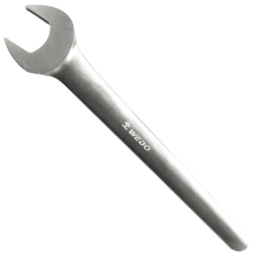 WEDO Titanium Single Open End Wrench, 100% Anti-Magnetic, Light Weight, Non-Magnetic, Rust-Proof, One-Time Die-Forged, Corrosion Resistant, Durable and Extremely Strong, Size 10mm×105mm