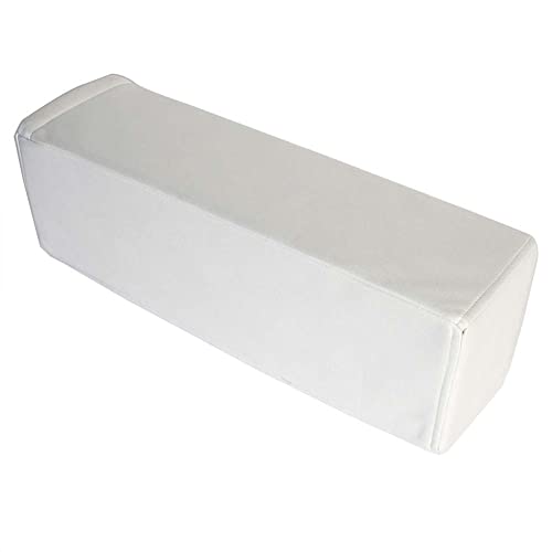 Coussin de canapé personnalisable pour la lecture et la relaxation - Coussin d'accoudoir en mousse à mémoire de forme - Rembourrage des coutures - Housse en cuir amovible Cover