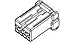 Automotive Connectors 040 MULTI-LOCK I/O PLUG HSG 6P (5 pieces)