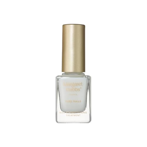 Image of Margaret Dabbs London Nail Strengthening Treatment, contemporary milky white Professional Nail Repair & Hardening Serum. Fortifying Serum for Weak, Brittle Nails. Strengthens & Protects. Vegan. 9ml