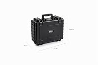 B&W International Transportkoffer Outdoor 5000 (PP.221) Schwarz – Leerkoffer – wasserdicht (IP67), staubdicht, schlagfest, extrem robust – Ansicht 2