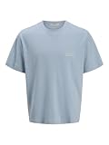 open australie tv Cuello redondo JACK & JONES Camiseta Estampada para Hombre Jortavira AOP Pocket tee SS Crew Neck, Azul, L