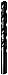 GUHRING 9002050119100 5xD Series 205 HSS Jobber Drill, External Coolant, 118 Degree Split Point, Steam Oxide Finish, 15/32" Diameter
