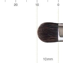 BISYODO SHIORI Series Eye Shadow Brush - Round Flat Type, Black
