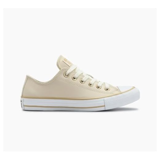 Tenis All Star Chuck Taylor Cano Baixo Ref Ct045 Bege/branco 039