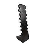 Expositor de pulseras dentadas de 30 cm – Madera maciza tintada en negro