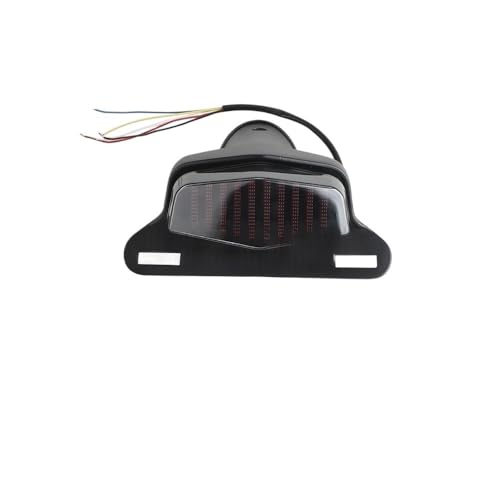 Feu arrière moto LED étanche 12V avec feu de stop puissant pour Bobber