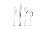 Zusammensetzung: 6 Esslöffel (21cm) | 6 Gabeln (20,5cm) | 6 Messer (22,5cm) | 6 Kaffeelöffel (16cm)
