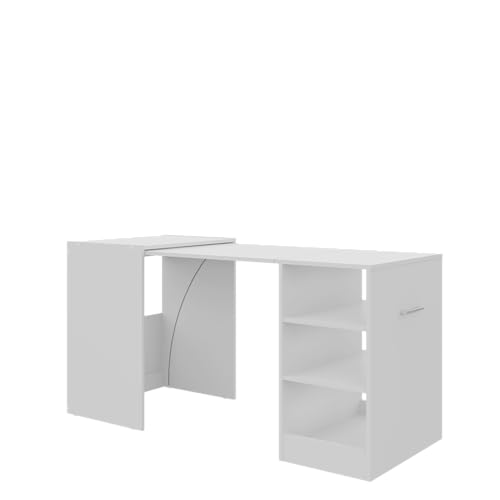 Escrivaninha Mesa Dobrável Ibiza Multimóveis Branca