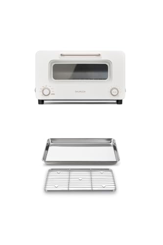 �y�o���~���[�_�z�U�E�g�[�X�^�[ �v�� �X�`�[���g�[�X�^�[ �z���C�g�b BALMUDA The Toaster Pro K11A-SE-WH �{ �X�e�����X�g���C���A�~�Z�b�g (STR-01/JP)