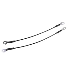 RLB-HILON Tailgate Cable Compatible with Ford F150 F250 F350 1983 to 1997 Year, for Lift Gate Support Straps Pickup 83 to 97 Year