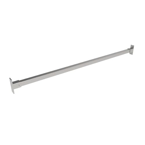 Barra anticaduta di sicurezza - acciaio INOX 316L - misure da 800 a 1200 mm. - per finestre e davanzali - resistente - alta qualità - dimaccessori.com.ITALY (Ancoraggio Centrale, mm. 800)