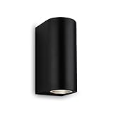 briloner leuchten - lampada da esterno a led ip44, applique da esterno a led, 2x gu10, 4000k bianco neutro, nero, 155x70x90mm (lxwxh)