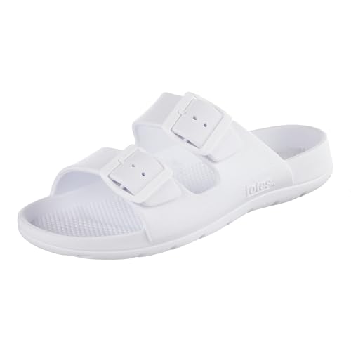 Image of totes Women's Everywear Lightweight Waterproof Adjustable Double Buckle Slide Sandal