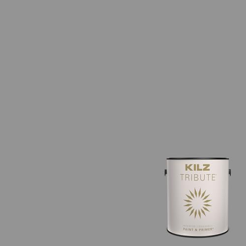 KILZ TRIBUTE Paint & Primer, Interior, Eggshell, Nomad's Trail, 1 Gallon