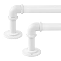 Industriële Goudkleurige Gordijnroedes 100-200 cm - Verstelbare