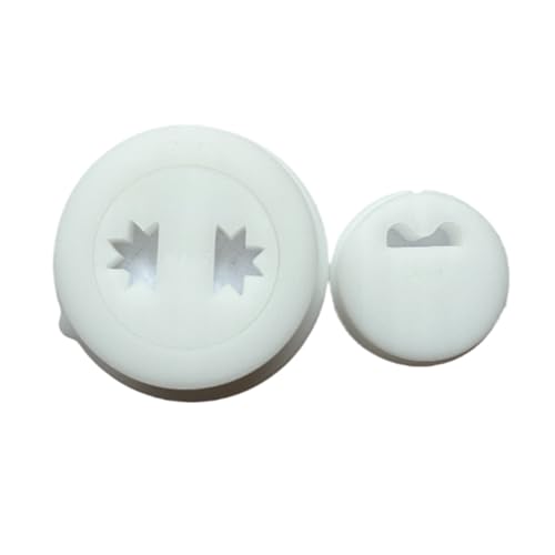 BNN - Avance/Serie 7000 - Cookie/Biscuit Combo forme Demi-Etoile & forme B - Pasta Disc compatible avec Philips Pasta Maker Avance/Serie 7000