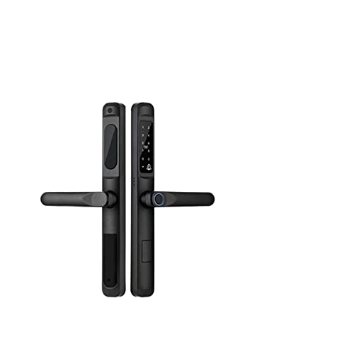 Tuya App �h���X�}�[�g�h�A���b�N �A���~�j�E�� �o�C�I���g���b�N���b�N �w��h�A�n���h�� �K���X�X���C�h�p�f�W�^���L�[���X���b�N ���z����(A6 TYB no mortise)