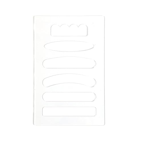 Plantilla de enrutador, plantillas acrílicas para carpintería, plantillas de enrutador de bandeja de valet, plantilla de mango de tablero de charcutería transparente 6 en 1, plantilla de enrutador con