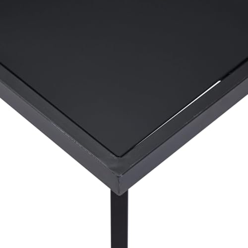 Table à manger noire peu encombrante et multifonction pour optimiser votre espace - 5