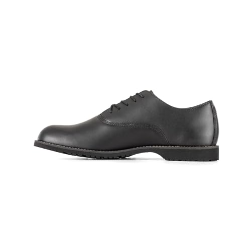 5.11 Tactical Men's Duty Oxford Uniform Shoes - Classic Leather, Vibram Outsole - Premium Military Dress Footwear, Style 124693