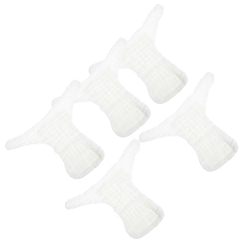 ORFOFE 5 piezas Pañales para Recién Nacido S Algodón Transpirable Reutilizables y Lavables Protección para Dormir Suaves y Aptos para Piel Sensible