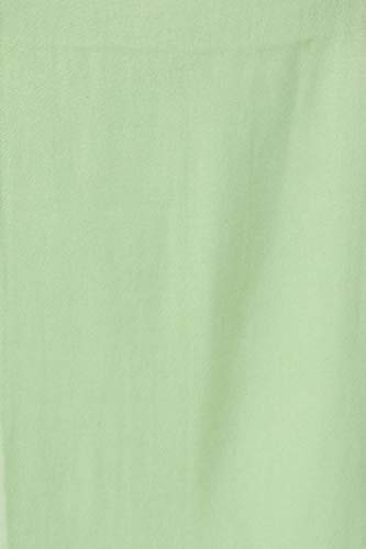 Écharpe en pur cachemire vert cadeau idéal en taille unique