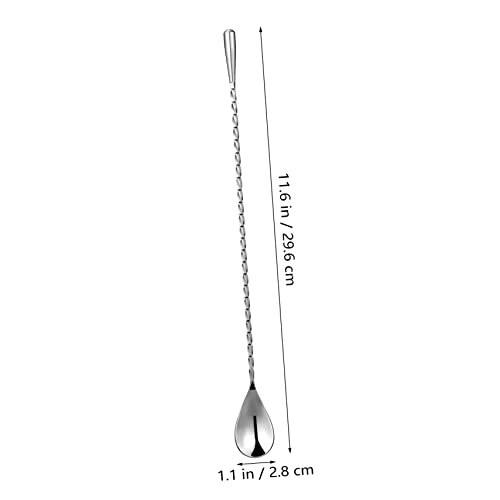 Cuillères à mélanger pour desserts et verres hauts outils de bar - 3