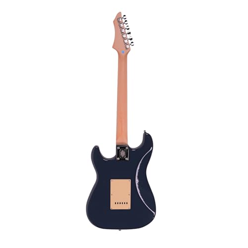 Image of Magna ST20M Electric Guitar, Maple Neck & Fretboard | HSS Pickup Setup | 22 Frets | Chrome Hardware | Gig Bag Included (COSMIC BLUE)