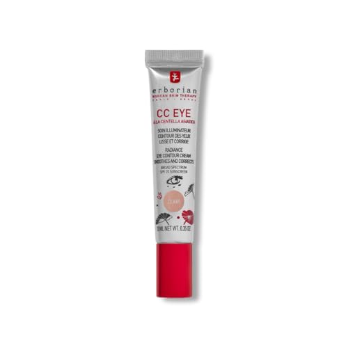 Erborian CC Eye Cream - Getönte Augencreme hellt auf und spendet Feuchtigkeit mit LSF 20 -...