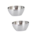 Schüssel aus edelstahl 304 – robuster edelstahl ist genug, um der küche und dem esszimmer standzuhalten.