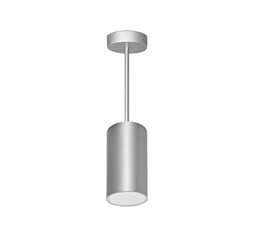 Suspension Lens N20 luminaire haut de gamme 230V gris argent brossé