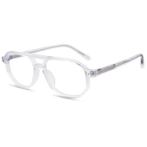 Monturas de gafas de acetato vintage para teletrabajo y eventos sociales de moda