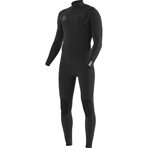 VISSLA 7 Seas 3/2mm Chest Zip Fullsuit BLK-Black L
