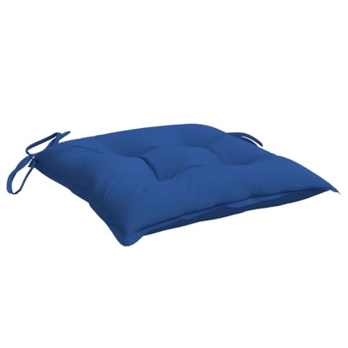 vidaXL Cojines de Palets de Jardín 4 uds, Almohadas para Silla Sofá Asiento, Almohadillas para Muebles, Decoraciones para Patio, Tela Oxford Azul