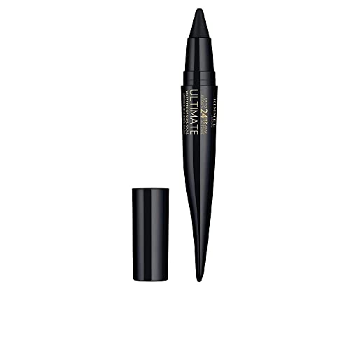 Rimmel London Ultimate Kohl Kajal Waterproof Eyeliner - 001 Black Obsidian Eyeliner Women 0.04 oz