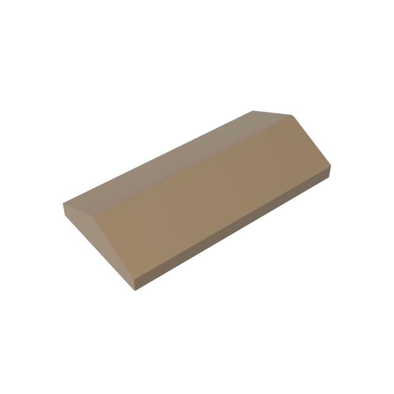 XYEIUGO 3299 Slope Brick Slope 33° 2x4 Double, Dark Tan, 50 PCS — image 1