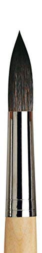 da Vinci Watercolor Series 5590 Petit Gris Mix Paint Brush, Round Russian Blue Squirrel Hair/Synthetic Mix with Lacquered Non-Roll Handle, Size 24 (5590-24)