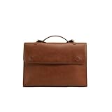 Briefcases For Men Vintage Luxury Briefcase, Commuter Large Capacity Handbag, Leather Crossbody Bag