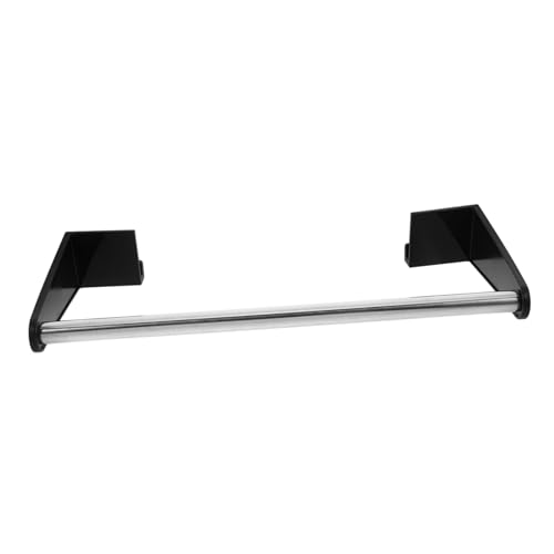 KICHOUSE Versatile Towel Holder 26.8x9.7x4.5cm Sturdy Abs Stainless Steel Elegant for Workshop