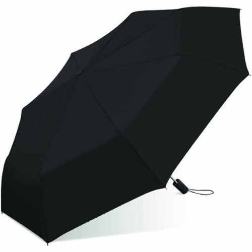 Weather-Station-Rain-Umbrella-Automatic-Folding-Umbrella-Windproof-Lightweight-and-Packable-for-Travel-Full-42-Inch-Arc-Black