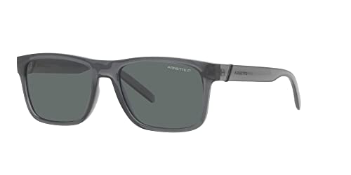 Image of ARNETTE Man Sunglasses Matte Black Frame, Dark Green Lenses, 55MM
