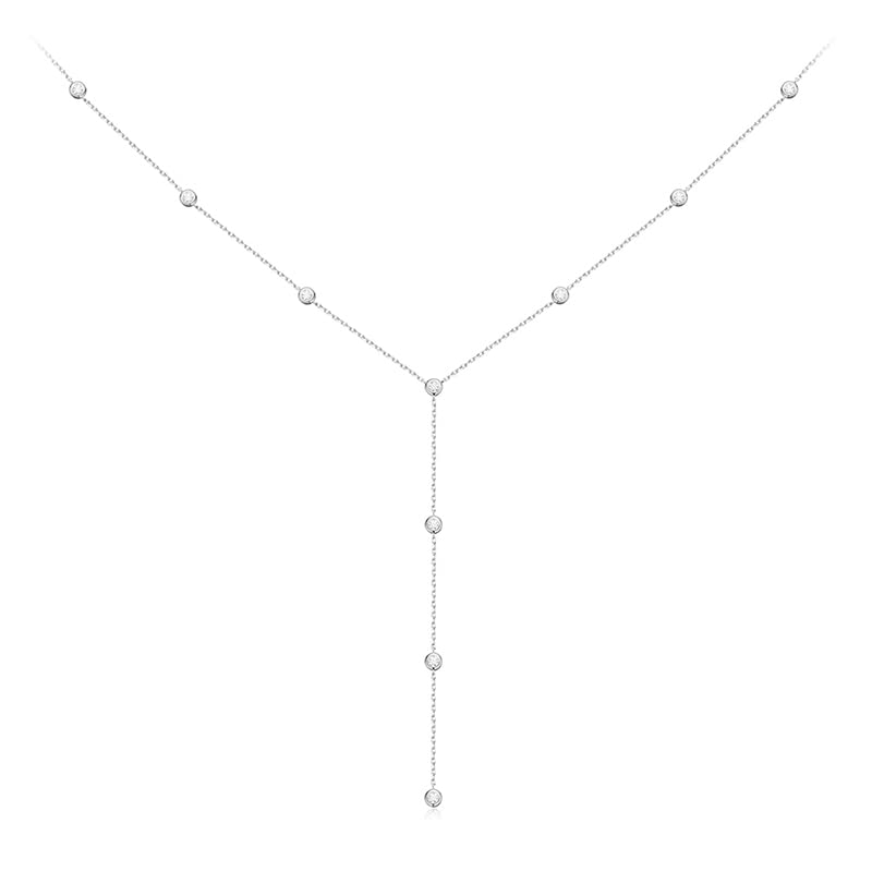 Collier moissanite femme pendentif argent s925 étincelant