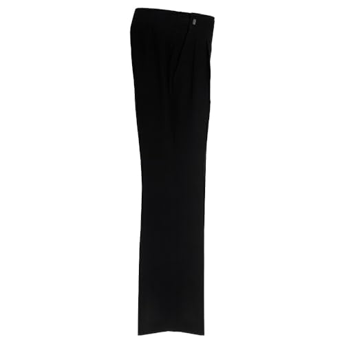 礼装倶楽部(レイソウクラブ) 日本製 社交ダンス ツータックパンツ 黒 すそあげ接着テープ付 U672-SA99