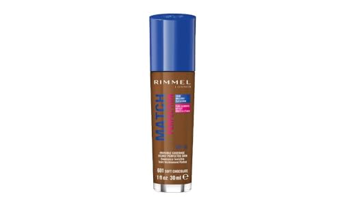 Rimmel London Match Perfection Foundation 30 ml, 601 Soft Chocolate
