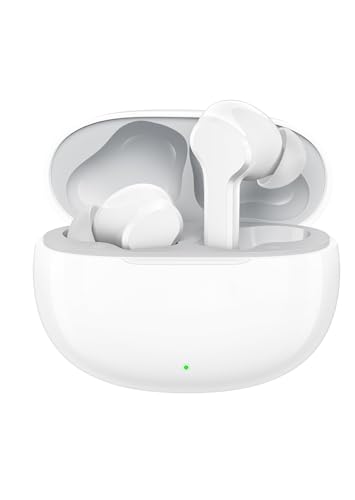 Image of Compatible for realme Buds T310 Bluetooth Earbuds with Hybrid ANC, 40H Battery Life, 12.4mm Driver, Spatial Audio (White)