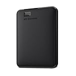 Western Digital 1TB Elements Portable External Hard Drive - USB 3.0 - WDBUZG0010BBK-WESN,Black